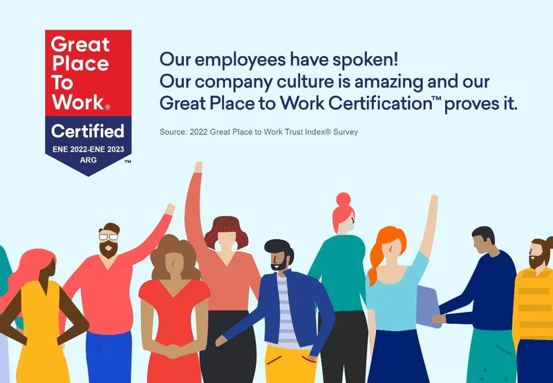 ADBOT logra la certificación Great Place to Work por segundo año consecutivo, mejorando los índices respecto del año pasado.￼
